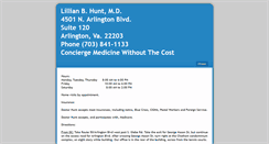 Desktop Screenshot of drlillianhunt.com