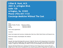 Tablet Screenshot of drlillianhunt.com